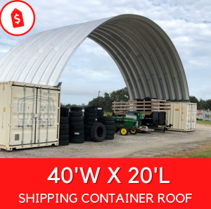 40x20 Shipping Container Roof