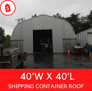 40x40 Shipping Container Roof