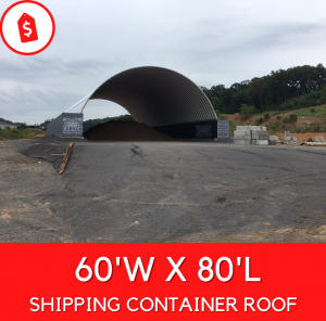 60x80 Shipping Container Roof