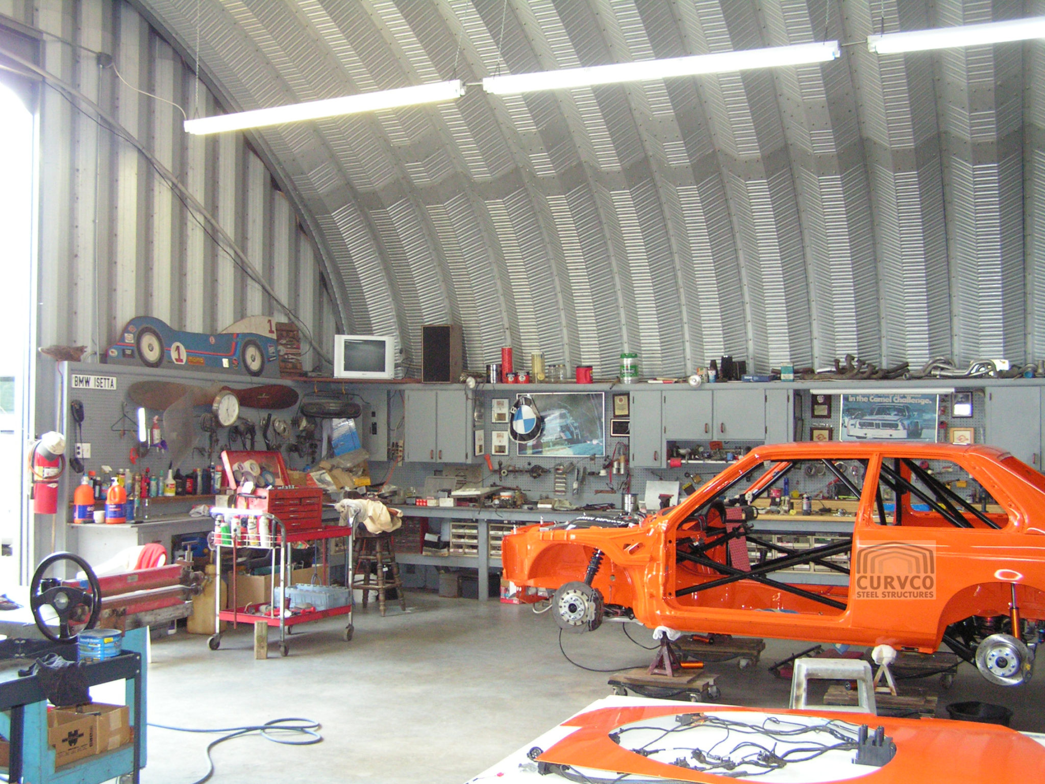 Auto Body Repair Shop Metal Garage Buildings Prefab DIY Garage Kits