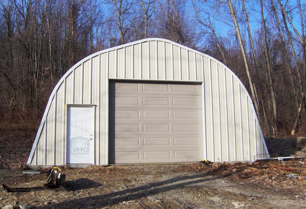 Quonset Backyard DIY Garage