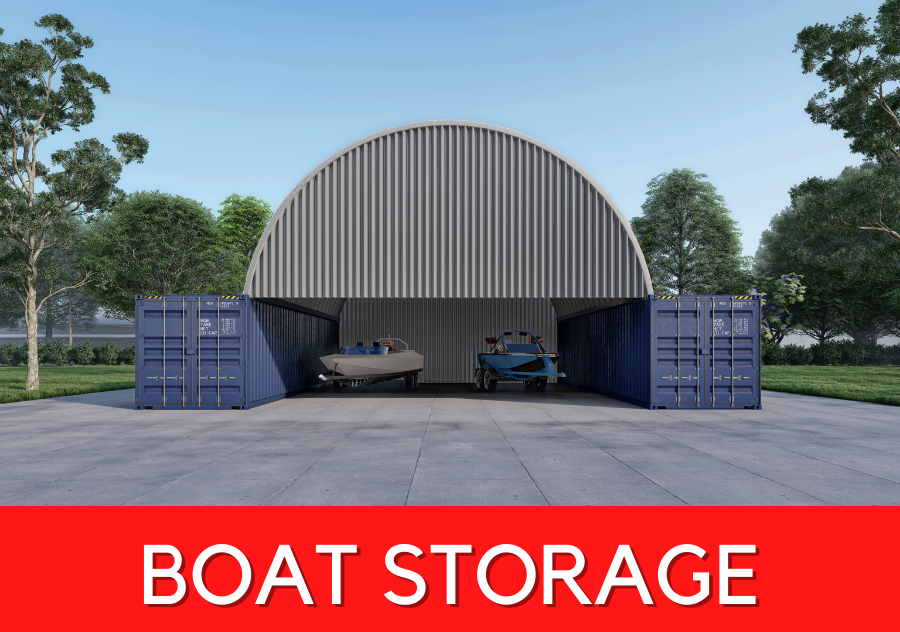 Shipping Container Boat Storage