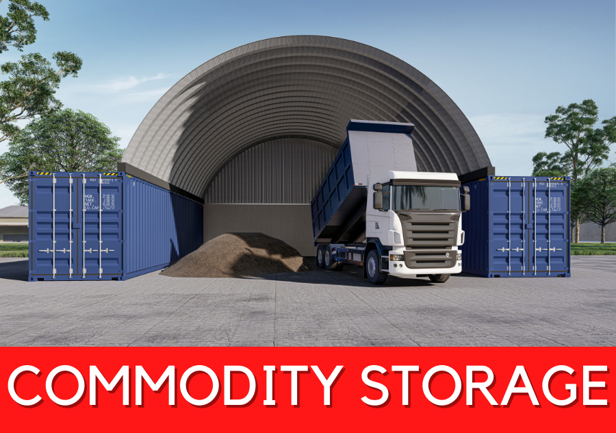 Shipping Container Commodity Storage