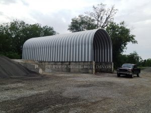 Salt Storage Arch Building