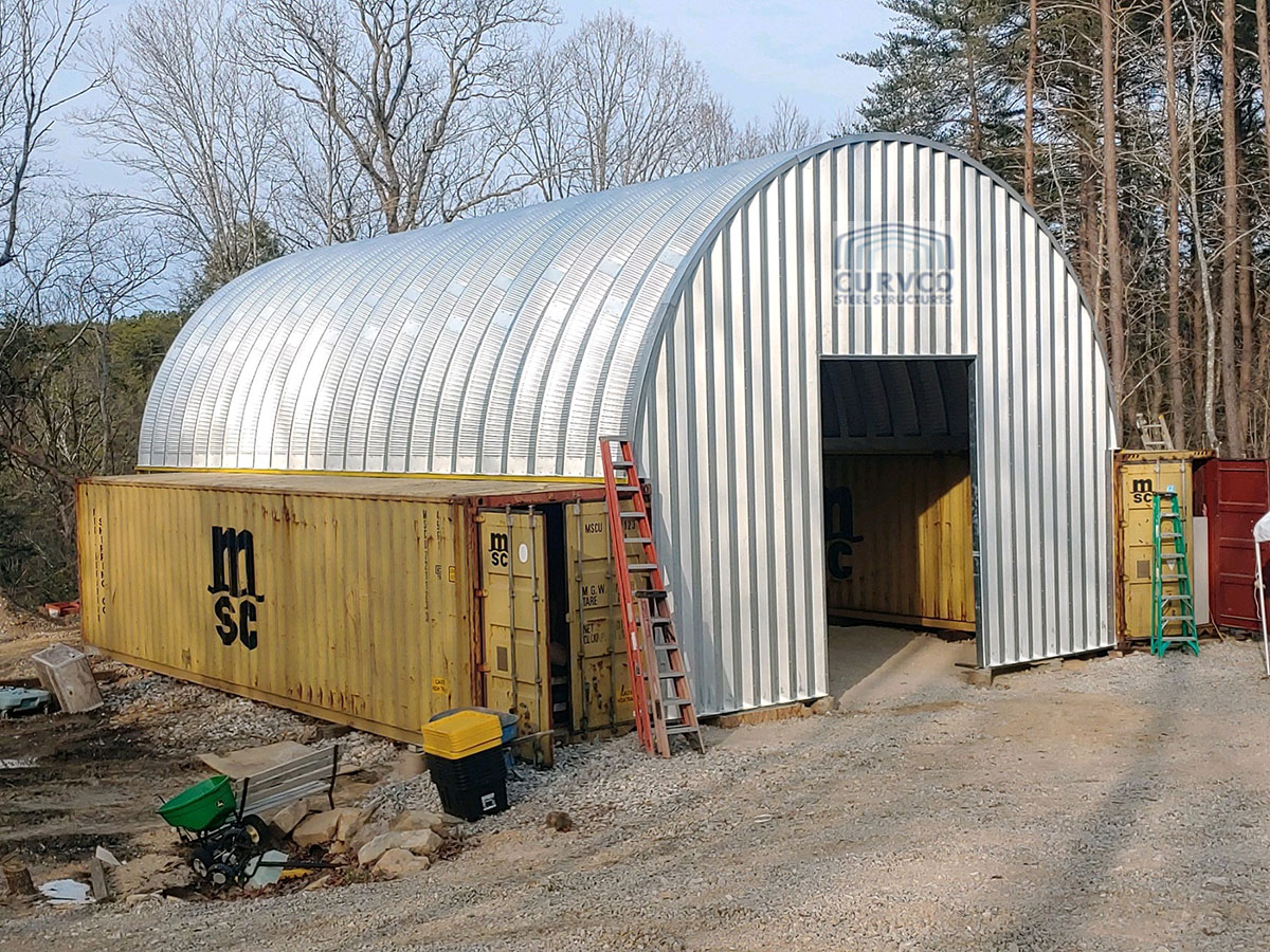 How to make a shipping container garage - Storage and Canopy