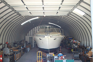 Arch Boat Storage Metal Building