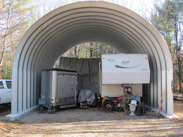 Metal RV Garage