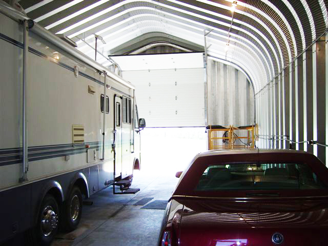 Steel Motorhome Garage