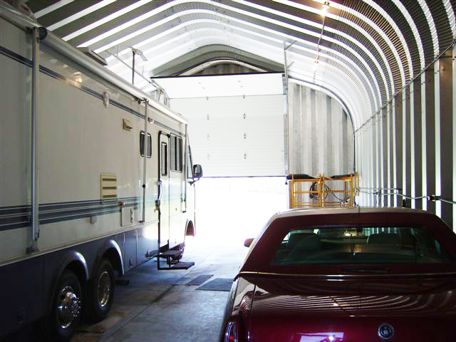 steel garage building