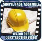 steel building construction video