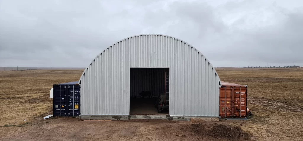 40x40 Shipping Container Roof Kit