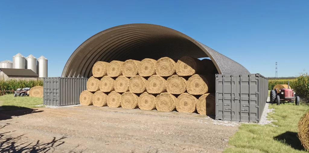 Hay Storage Container Roof Kit
